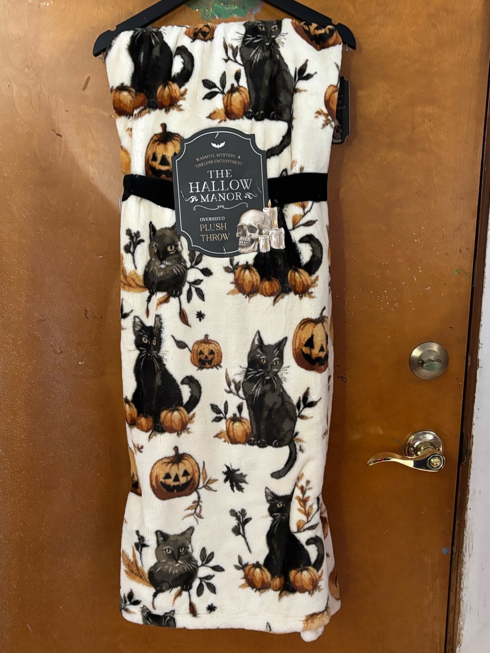 New Halloween Black Cat throw blanket